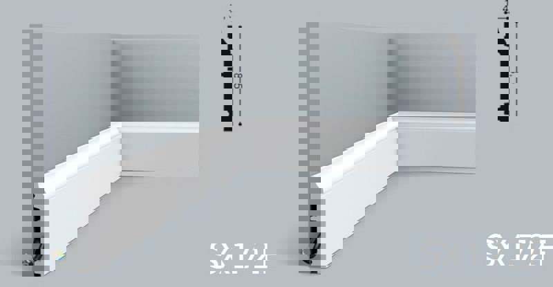Плинтус напольный гибкий Orac Decor SX172F