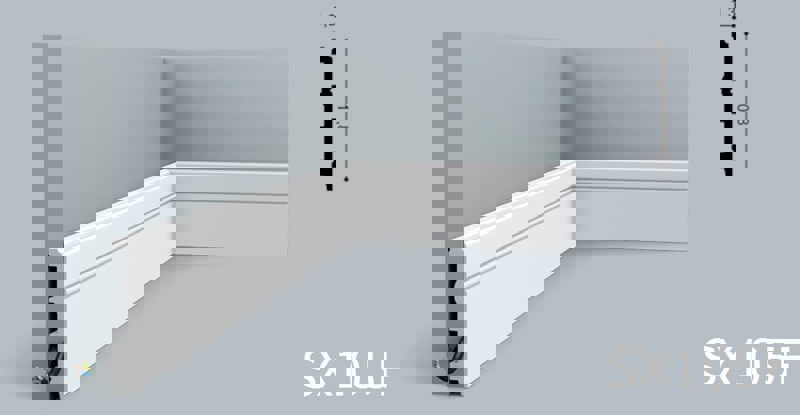Плинтус напольный гибкий Orac Decor SX105F