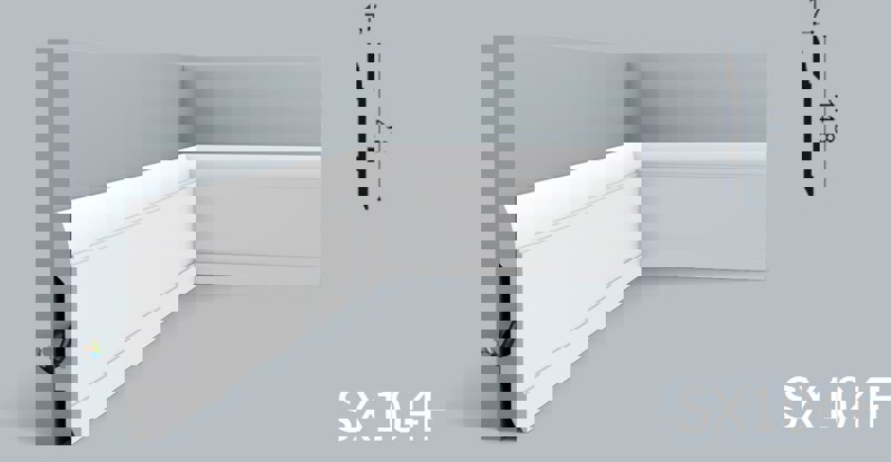 Плинтус напольный гибкий Orac Decor SX104F