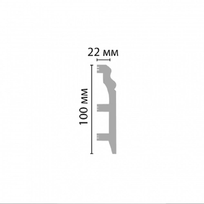 Плинтус напольный Stenopol C7232