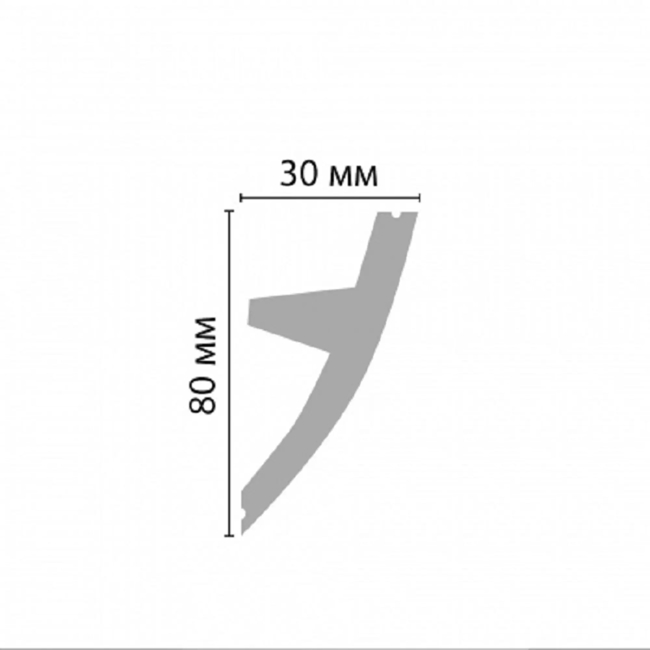 Плинтус потолочный Stenopol C7502