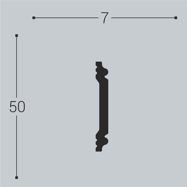 Молдинг BelloDeco М-5 50/7