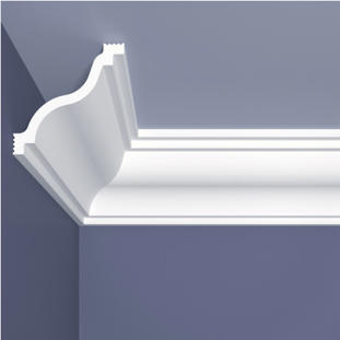 Плинтус потолочный BelloDeco C5/80
