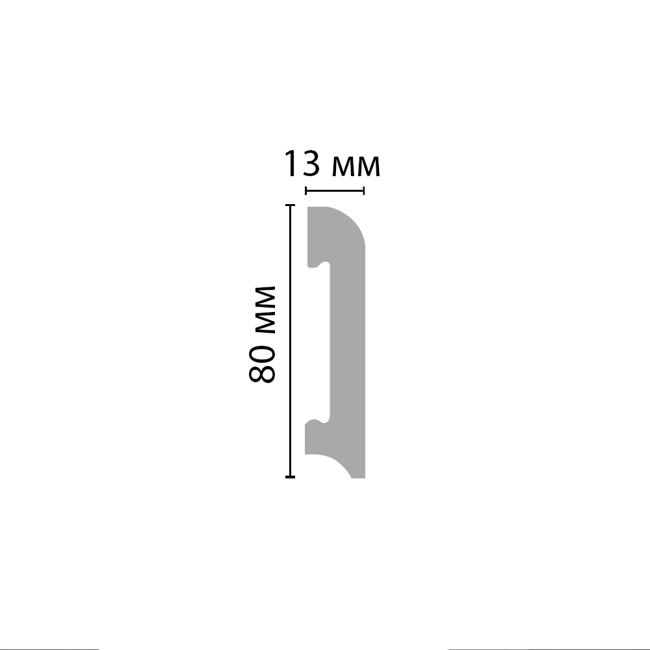 Плинтус напольный Decomaster D037