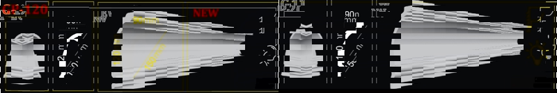 Плинтус потолочный Glanzepol GP-120