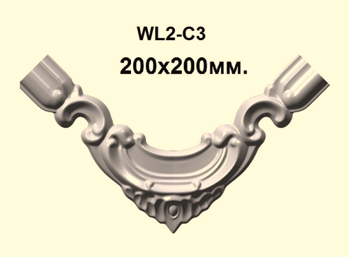Угловой элемент для молдинга NMC WL2-С3