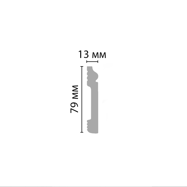 Плинтус напольный Decomaster D005-112