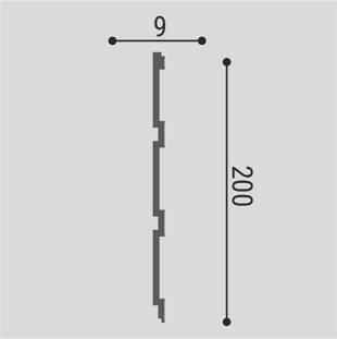 Ударопрочная стеновая панель BelloDeco СП 02/2.6