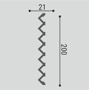 Ударопрочная стеновая панель BelloDeco СП 11/2.6