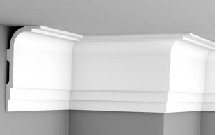 Плинтус потолочный Glanzepol GP-130