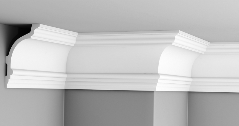 Плинтус потолочный Glanzepol GP-136