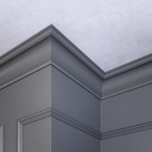 Плинтус потолочный Glanzepol GP-136