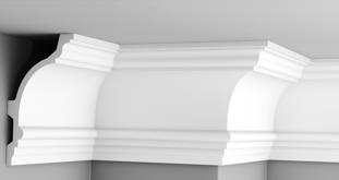 Плинтус потолочный Glanzepol GP-138