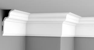 Плинтус потолочный Glanzepol GPL-6