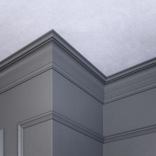 Плинтус потолочный Glanzepol GPL-9