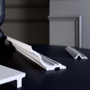 Плинтус потолочный Glanzepol GPL-11