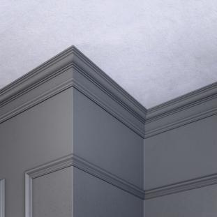 Плинтус потолочный Glanzepol GPL-13