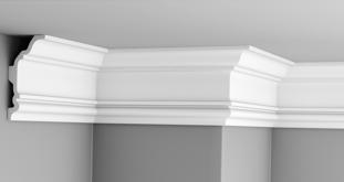 Плинтус потолочный Glanzepol GPL-14