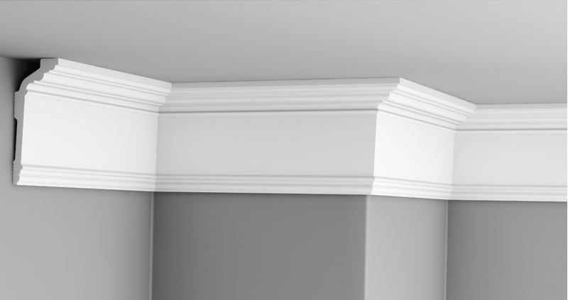 Плинтус потолочный Glanzepol GPL-15