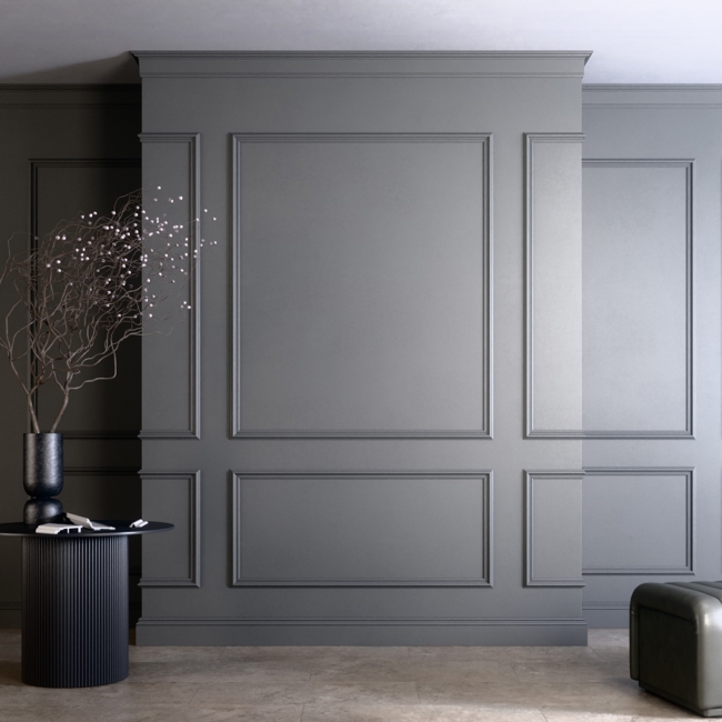 Плинтус потолочный Glanzepol GPL-15