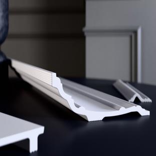 Плинтус потолочный Glanzepol GPL-19