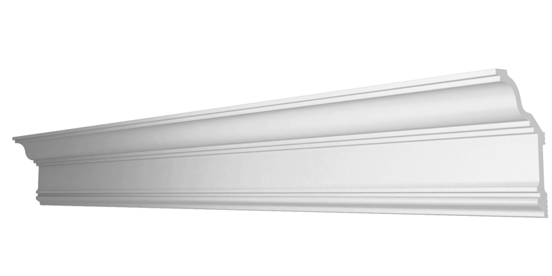 Плинтус потолочный ударопрочный Glanzepol GPD-51 LED