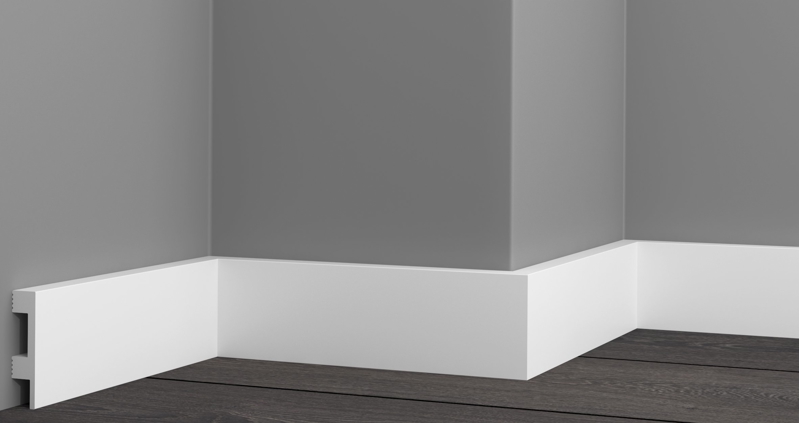 Плинтус напольный ударопрочный Glanzepol GPD-1