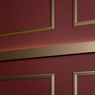 Плинтус напольный ударопрочный Glanzepol GPD-1