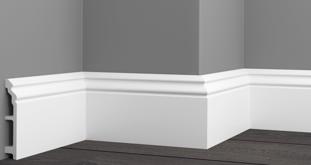 Плинтус напольный ударопрочный Glanzepol GPD-12