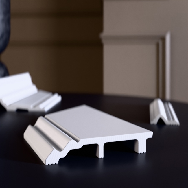 Плинтус напольный ударопрочный Glanzepol GPD-12