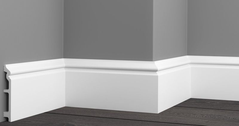 Плинтус напольный ударопрочный Glanzepol GPD-11