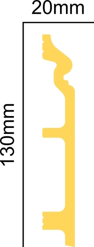 Плинтус напольный ударопрочный Glanzepol GPD-11