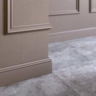 Плинтус напольный ударопрочный Glanzepol GPD-9