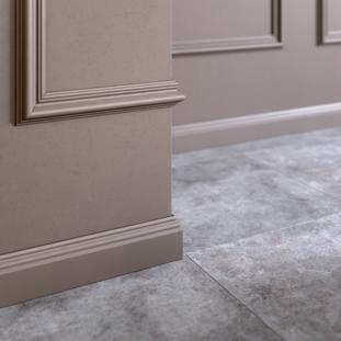 Плинтус напольный ударопрочный Glanzepol GPD-8