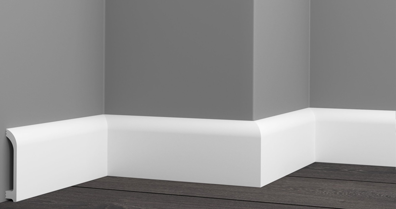 Плинтус напольный ударопрочный Glanzepol GPD-6