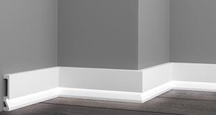 Плинтус напольный ударопрочный Glanzepol GPD-5