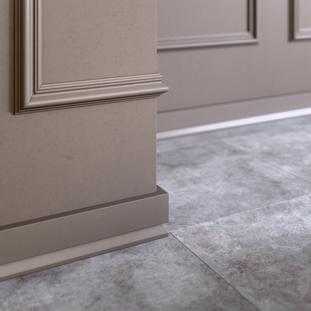 Плинтус напольный ударопрочный Glanzepol GPD-5