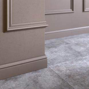 Плинтус напольный ударопрочный Glanzepol GPD-4