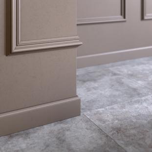 Плинтус напольный ударопрочный Glanzepol GPD-3