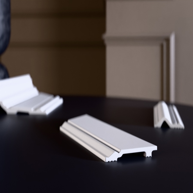 Плинтус напольный ударопрочный Glanzepol GPD-2