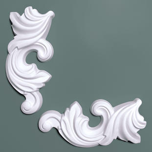 Декоративный элемент для молдинга BelloDeco М-10-Н1 (2шт)
