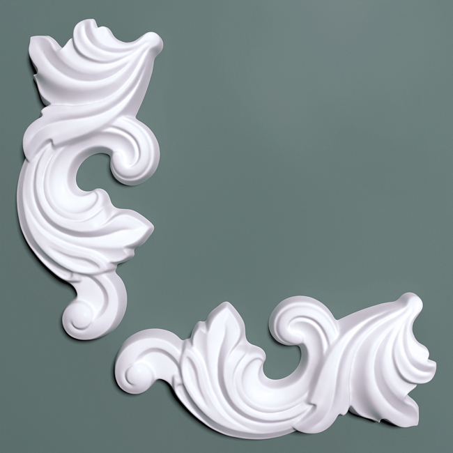 Декоративный элемент для молдинга BelloDeco М-10-Н1 (2шт)