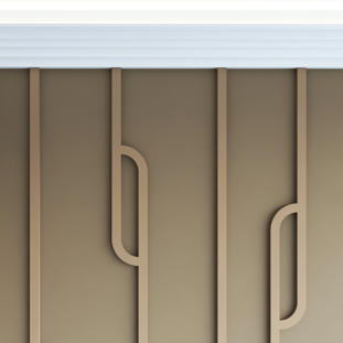 Угловой элемент для молдинга BelloDeco М-19-У1