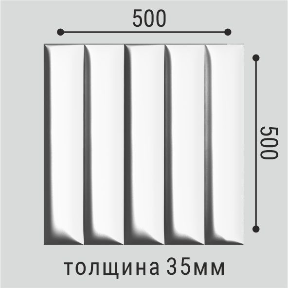Ударопрочная стеновая панель BelloDeco СП 19