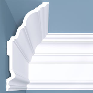 Плинтус потолочный BelloDeco К-20 250/120