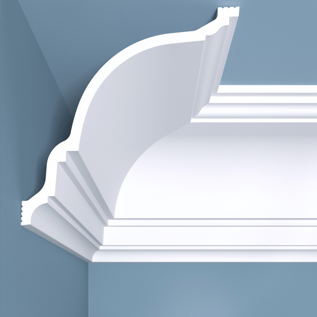 Плинтус потолочный BelloDeco К-23 180/180